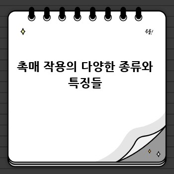촉매 작용의 다양한 종류와 특징들
