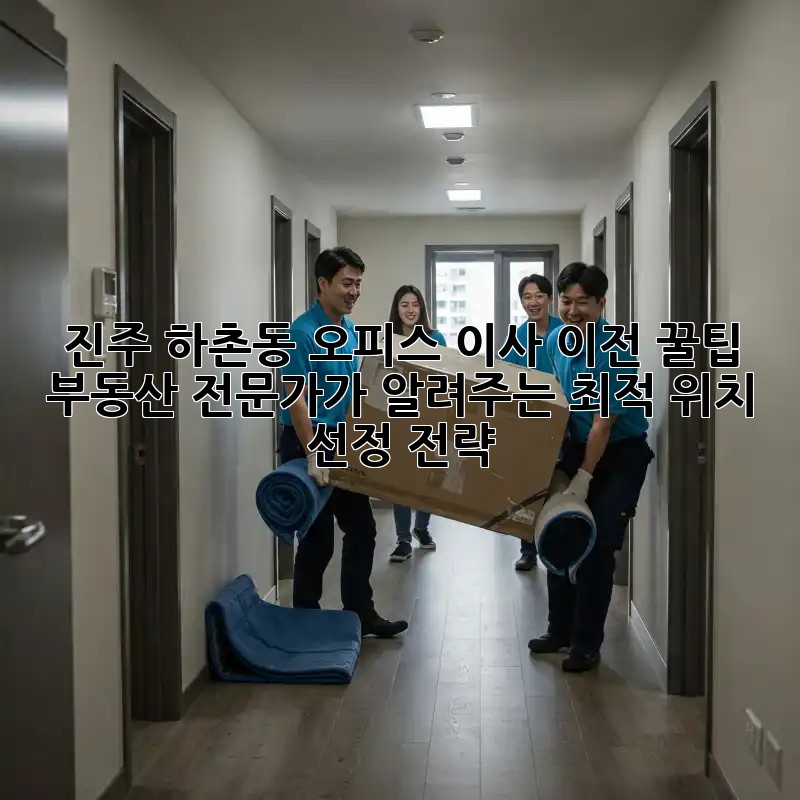 진주 하촌동 오피스 이사 이전 꿀팁🍯 부동산 전문가가 알려주는 최적 위치 선정 전략!