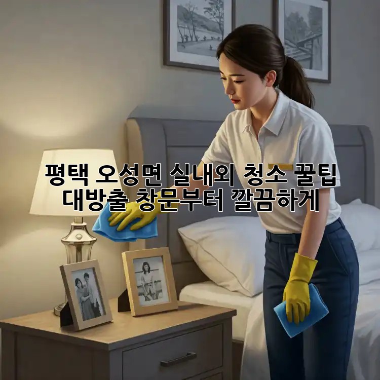 평택 오성면 실내외 청소✨ 꿀팁 대방출! 창문부터 깔끔하게!