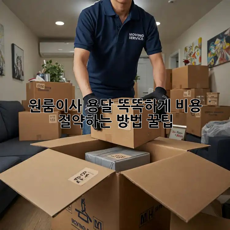 원룸이사 용달 똑똑하게 비용 절약하는 방법 꿀팁🍯