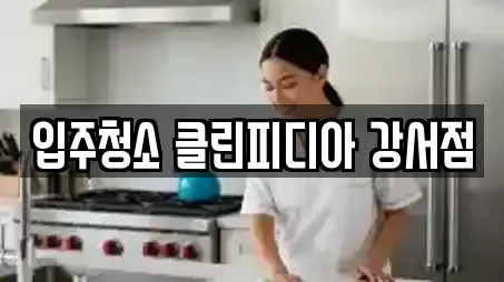 입주청소 클린피디아 강서점