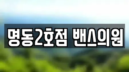 명동2호점 밴스의원