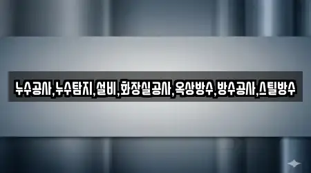 누수공사,누수탐지,설비,화장실공사,옥상방수,방수공사,스틸방수