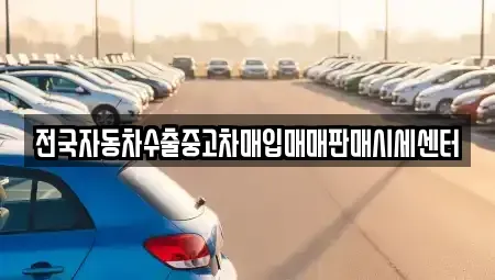 경기 과천시 별양동 중고차매입 전문 전국자동차수출중고차매입매매판매시세센터