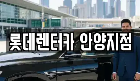 경기 안양시 동안구 관양동 단기렌트카 전문 롯데렌터카 안양지점