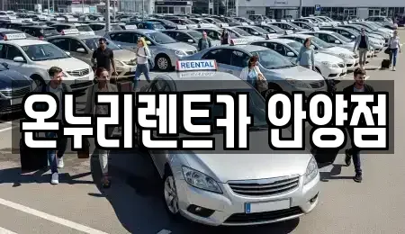 경기 안양시 동안구 관양동 렌트카 전문 온누리렌트카 안양점