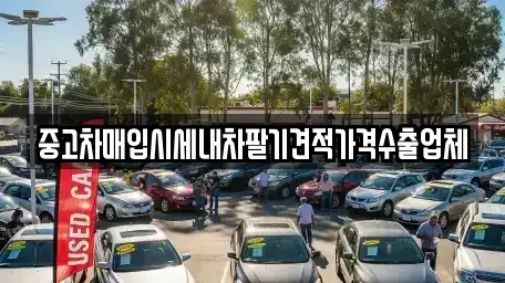경기 안양시 동안구 관양동 중고차매입 전문 중고차매입시세내차팔기견적가격수출업체
