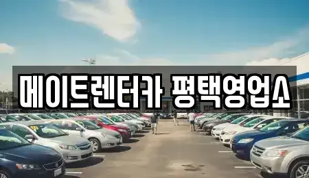 경기도 평택시 청북읍 렌트카 전문 메이트렌터카 평택영업소