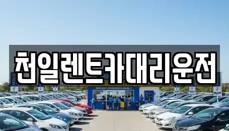 경기도 평택시 청북읍 렌트카 전문 천일렌트카대리운전