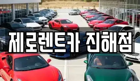 경남 창원시 진해구 안곡동 렌트카 전문 제로렌트카 진해점