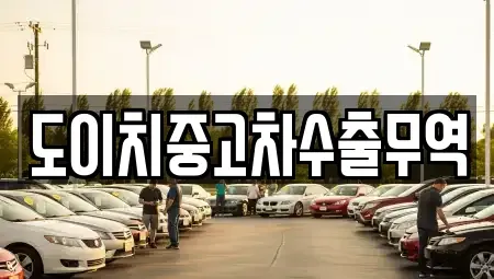 경북 포항시 남구 대도동 중고차 전문 도이치중고차수출무역