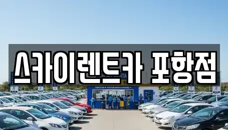 경북 포항시 북구 득량동 렌트카 전문 스카이렌트카 포항점