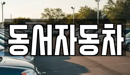 경북 포항시 북구 득량동 중고차 전문 동서자동차