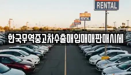 광주광역시 광산구 송촌동 중고차매입 전문 한국무역중고차수출매입매매판매시세