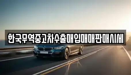 대구 달서구 도원동 중고차매입 전문 한국무역중고차수출매입매매판매시세