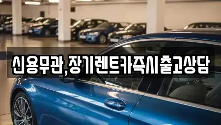 서울 강서구 장기렌트카 전문 신용무관,장기렌트카즉시출고상담