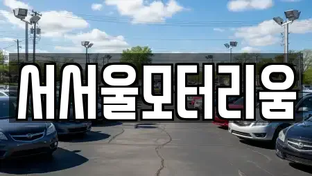 서울 강서구 중고차매매 전문 서서울모터리움