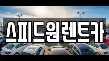 서울 송파구 삼전동 렌트카 전문 스피드원렌트카