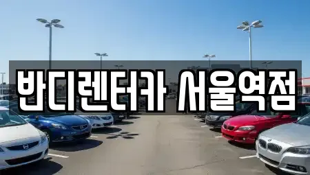 서울특별시 서대문구 충정로2가 렌트카 전문 반디렌터카 서울역점
