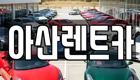 세종특별자치시 소정면 렌트카 전문 아산렌트카