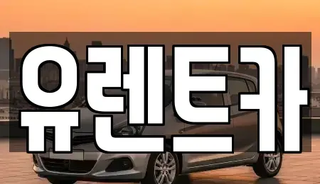 인천 서구 심곡동 단기렌트카 전문 유렌트카